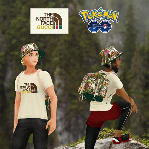 pokemon go gucci north face.